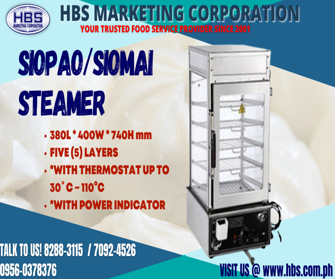 HBS Bun steamer siopao steamer
